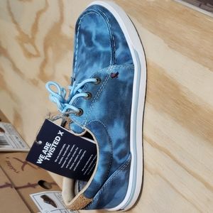 Twisted X Kick Blue Tie Dye